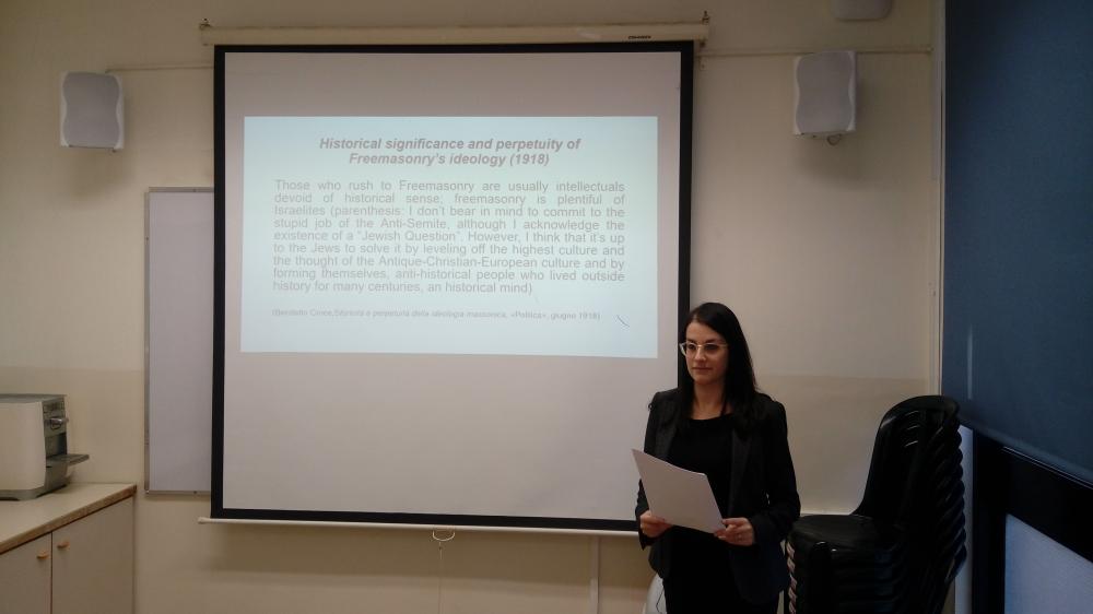 Research Seminar- Dr. Sara Airoldi