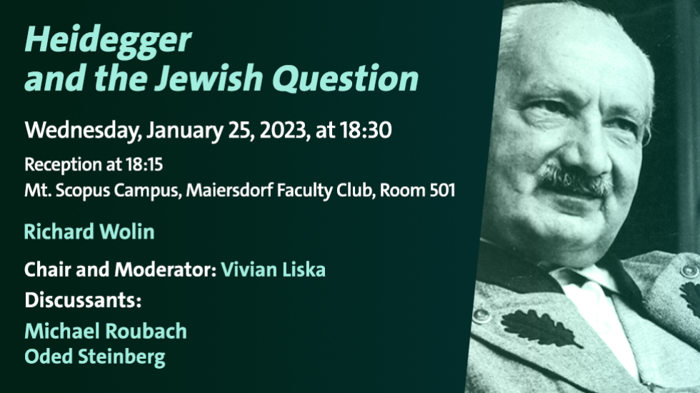 Heidegger and the Jewish Question